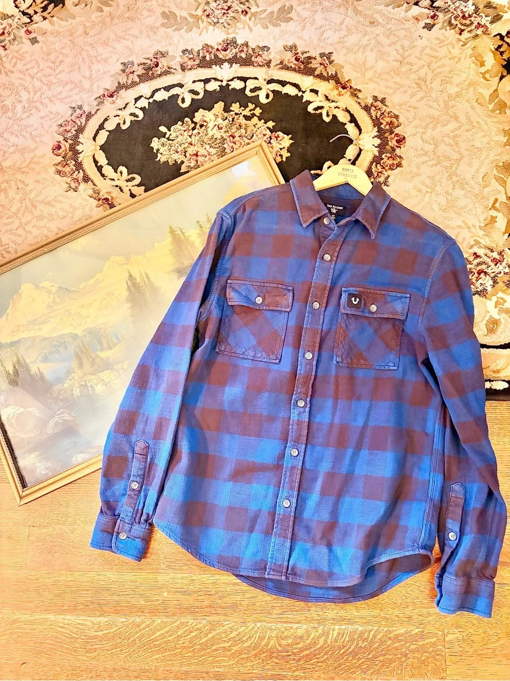 True Religion Long-Sleeve Plaid Flannel